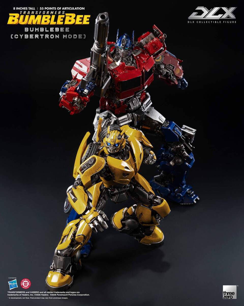 Preventa Figura DLX Bumblebee (Cybertron Mode) - Transformers: Bumblebee  marca Threezero 3Z1049 (20 cm)