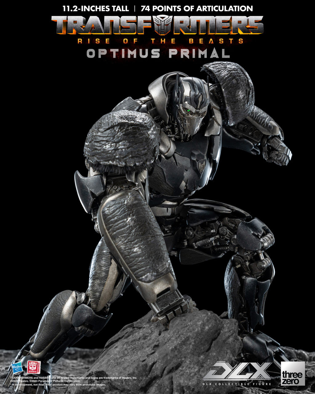 Preventa Figura DLX Optimus Primal - Transformers: Rise of the Beasts marca Threezero 3Z0565 (28.5 cm)