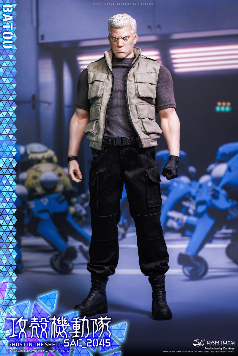 Preventa Figura Batou - Ghost in the Shell: SAC_2045 marca DAMTOYS DMS043 escala 1/6