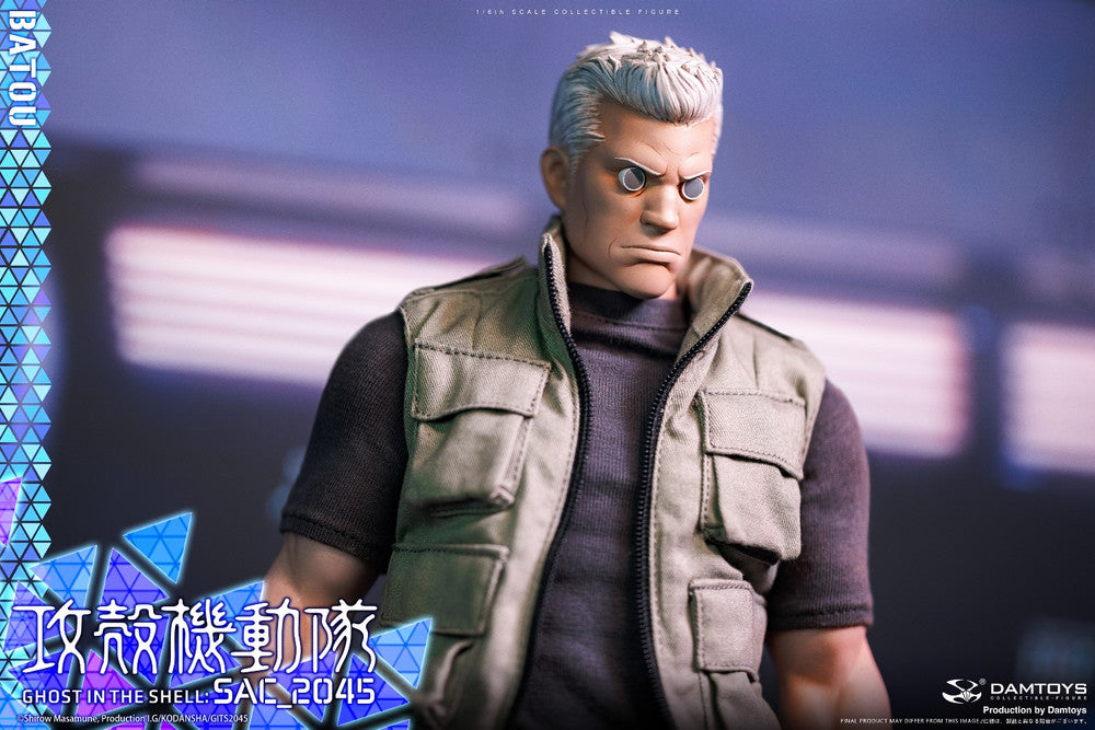 Preventa Figura Batou - Ghost in the Shell: SAC_2045 marca DAMTOYS DMS043 escala 1/6