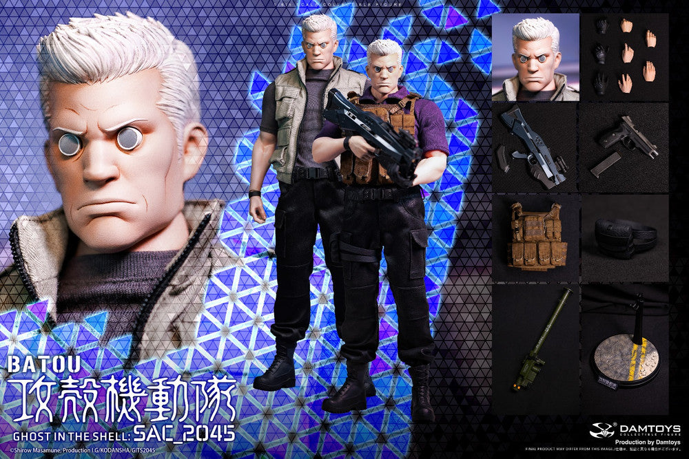 Preventa Figura Batou - Ghost in the Shell: SAC_2045 marca DAMTOYS DMS043 escala 1/6