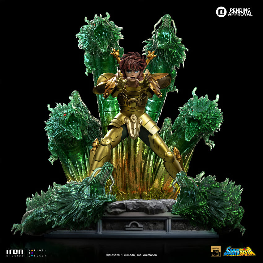 Preventa Estatua LIBRA DOHKO (con luz LED) - Saint Seiya marca Iron Studios escala de arte 1/10