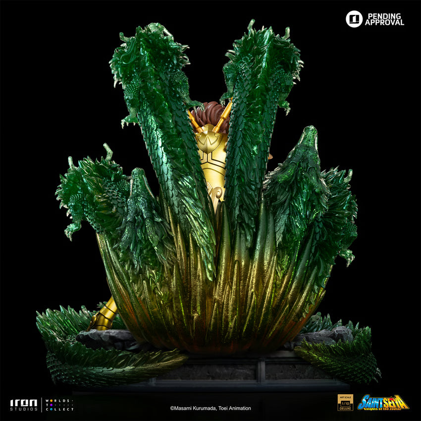 Preventa Estatua LIBRA DOHKO (con luz LED) - Saint Seiya marca Iron Studios escala de arte 1/10