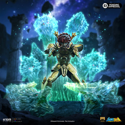 Preventa Estatua LIBRA DOHKO (con luz LED) - Saint Seiya marca Iron Studios escala de arte 1/10