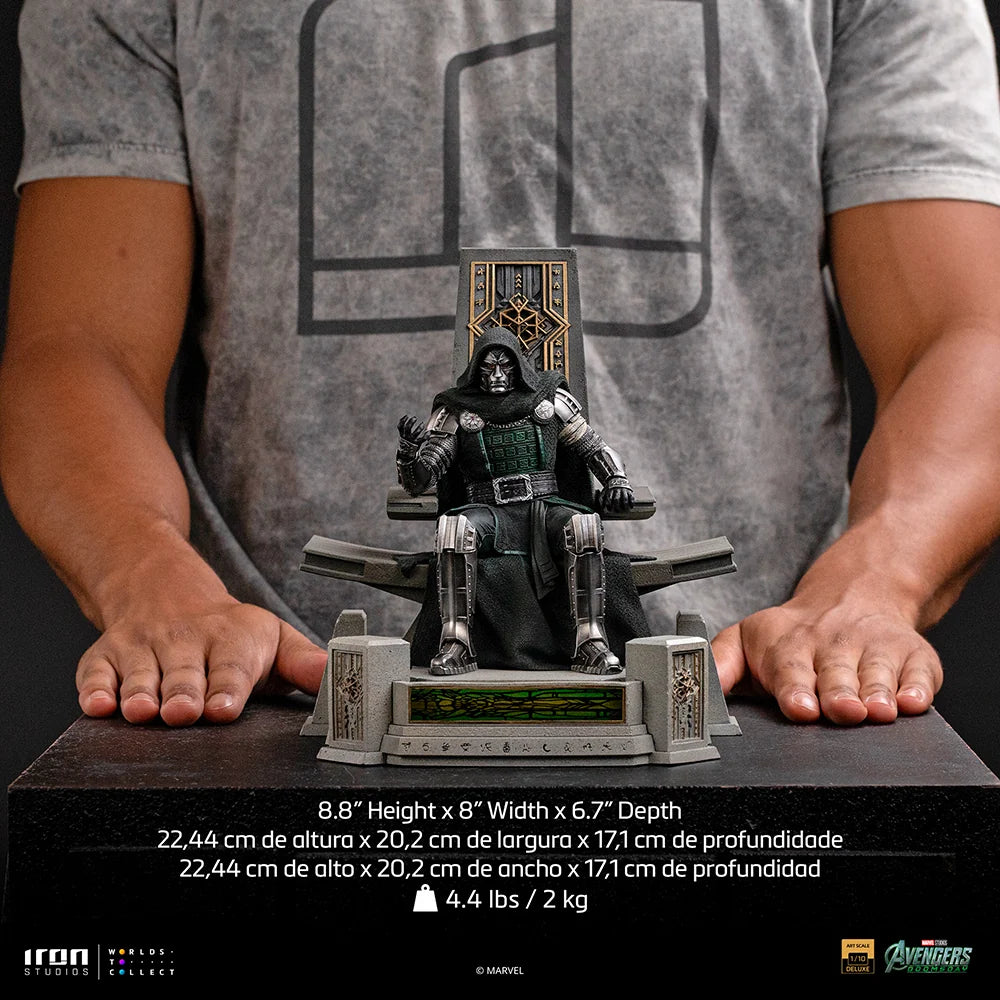 Preventa Estatua Doctor Doom en Trono - Avengers: Doomsday - Edición Numerada marca Iron Studios escala de arte 1/10