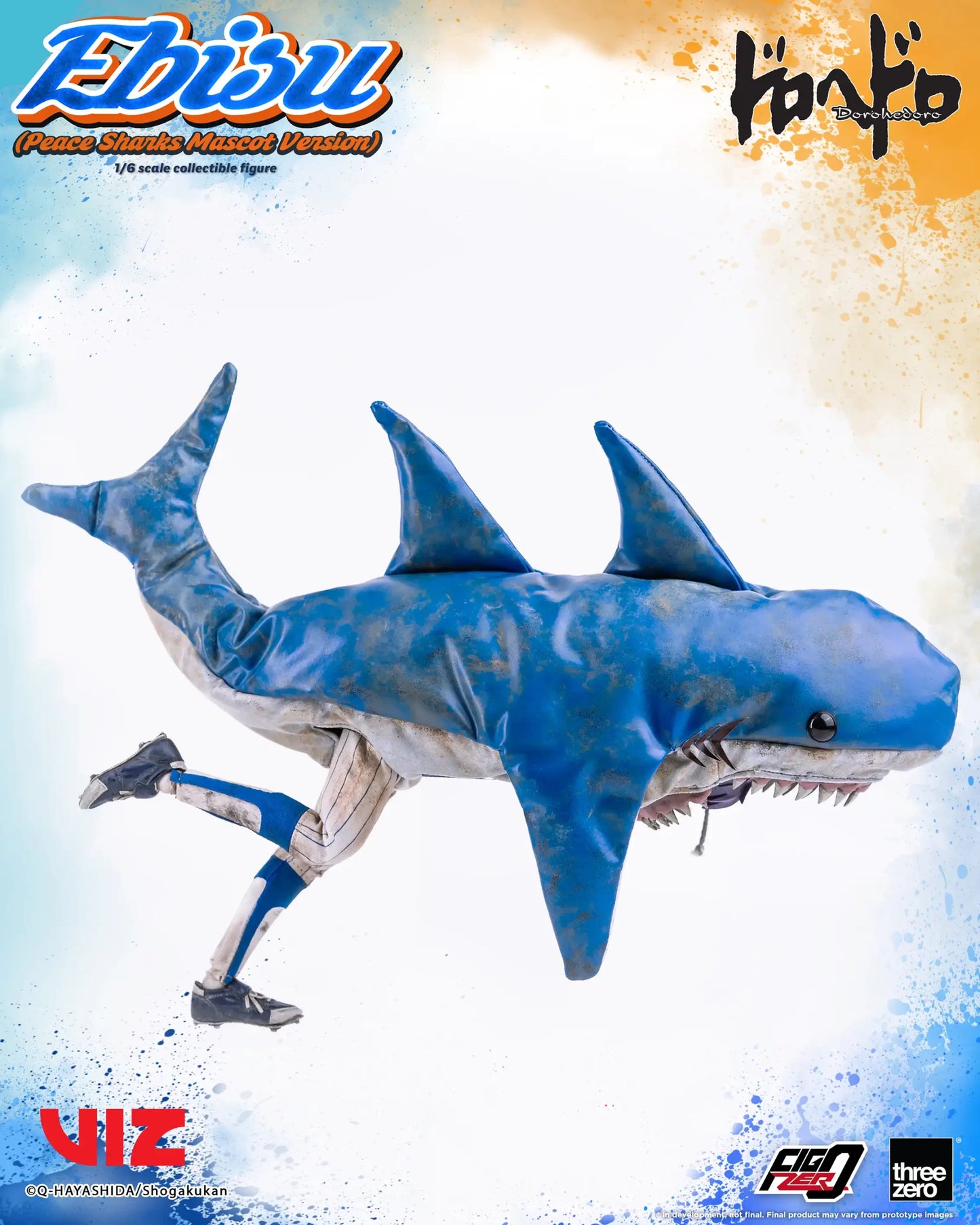 Pedido Figura Ebisu (Peace Sharks Mascot Version) - Dorohedoro marca Threezero 3Z0715 escala 1/6