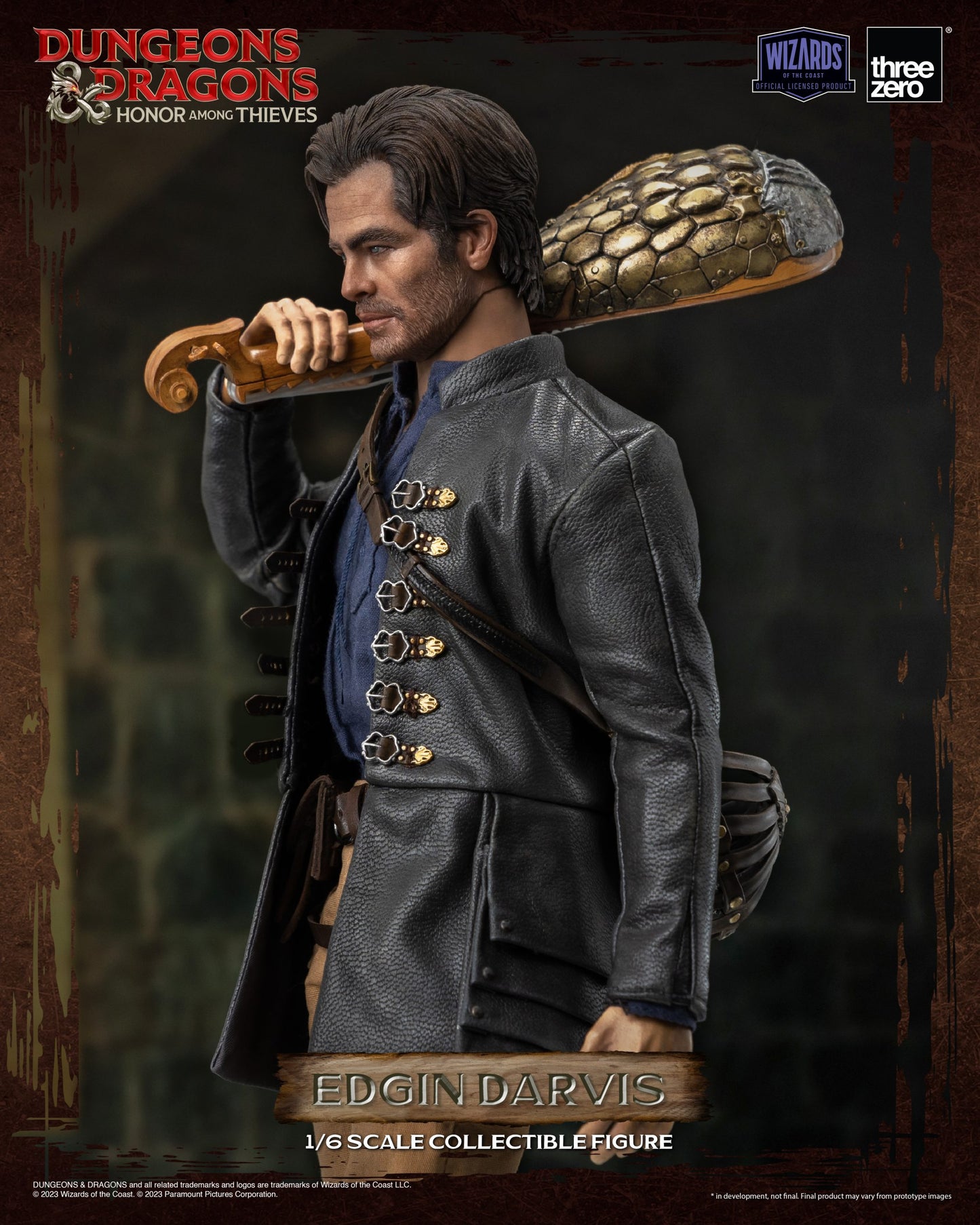 Pedido Figura Edgin Darvis - Dungeons & Dragons marca Threezero 3Z0533 escala 1/6