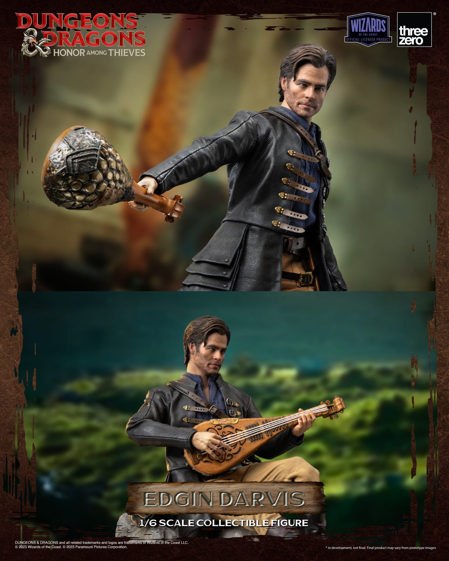 Pedido Figura Edgin Darvis - Dungeons & Dragons marca Threezero 3Z0533 escala 1/6