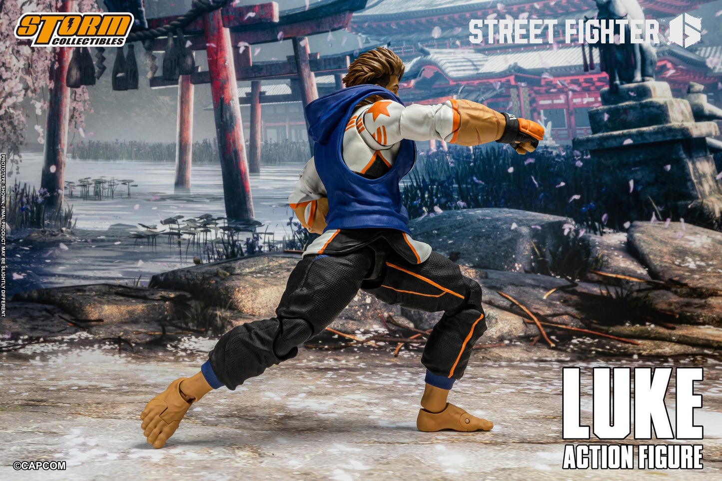 Preventa Figura Luke - Street Fighter 6 marca Storm Collectibles escala pequeña 1/12