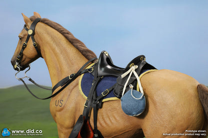 Pedido Figura Caballo de Guerra Marrón (de pie) / Brown War Horse (Standing) - U.S. Civil War marca DID E60076 escala 1/6