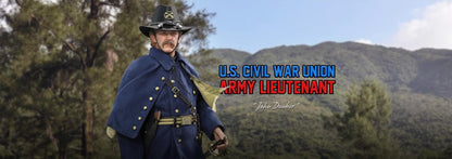 Preventa Figura Union Army Lieutenant John Dunbar - U.S. Civil War marca DID NS80175 escala 1/6