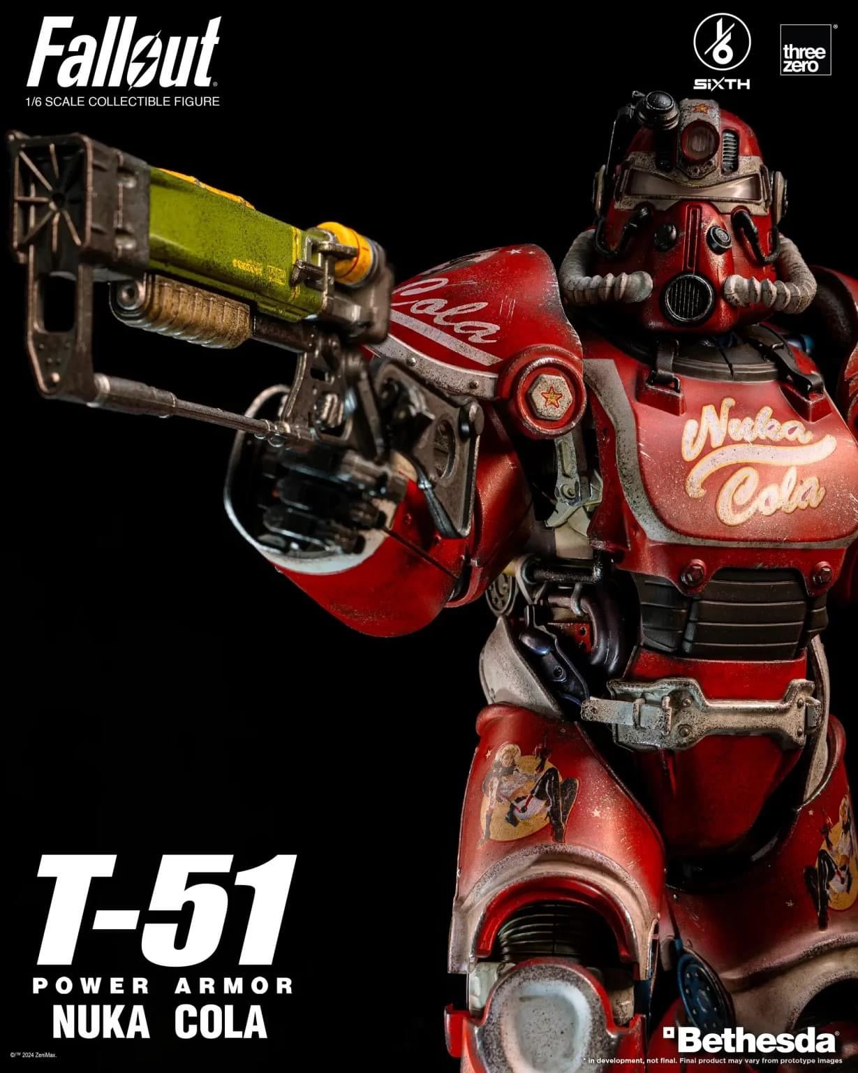 Preventa Figura T-51 Nuka Cola Power Armor - FALLOUT marca Threezero 3Z0773 escala 1/6
