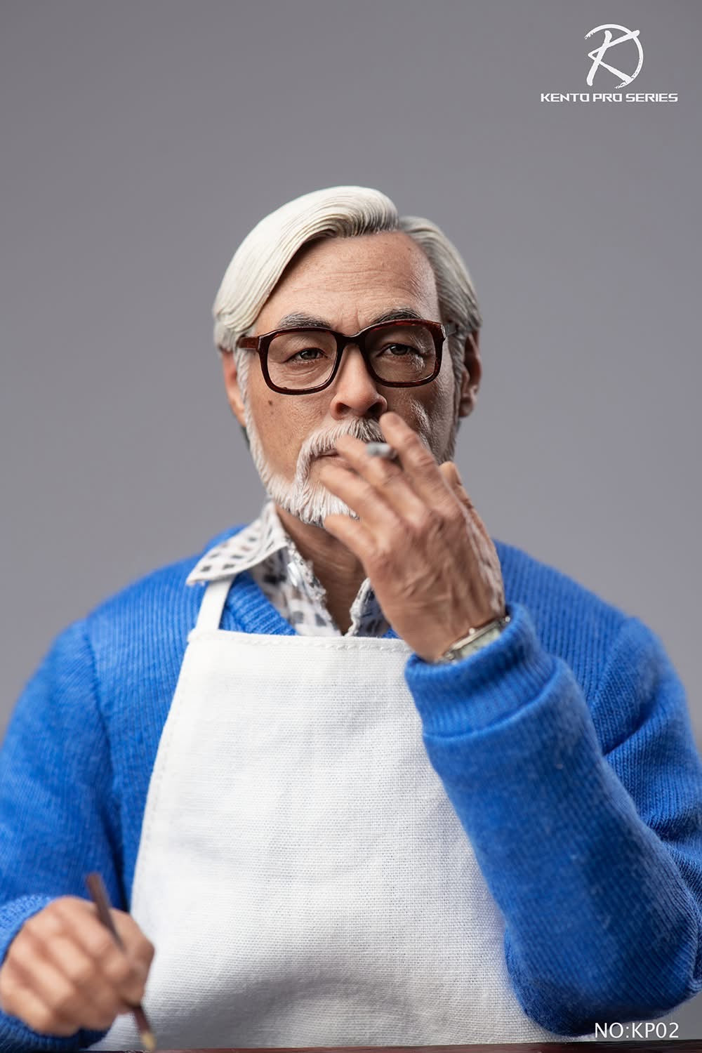 Preventa Figura Grandpa Who Loves Painting (set doble) - Kento Pro Series marca Kento KP02 escala 1/6