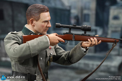 Preventa Figura Amon Göth - WWII German Officer marca DID D80178 escala 1/6