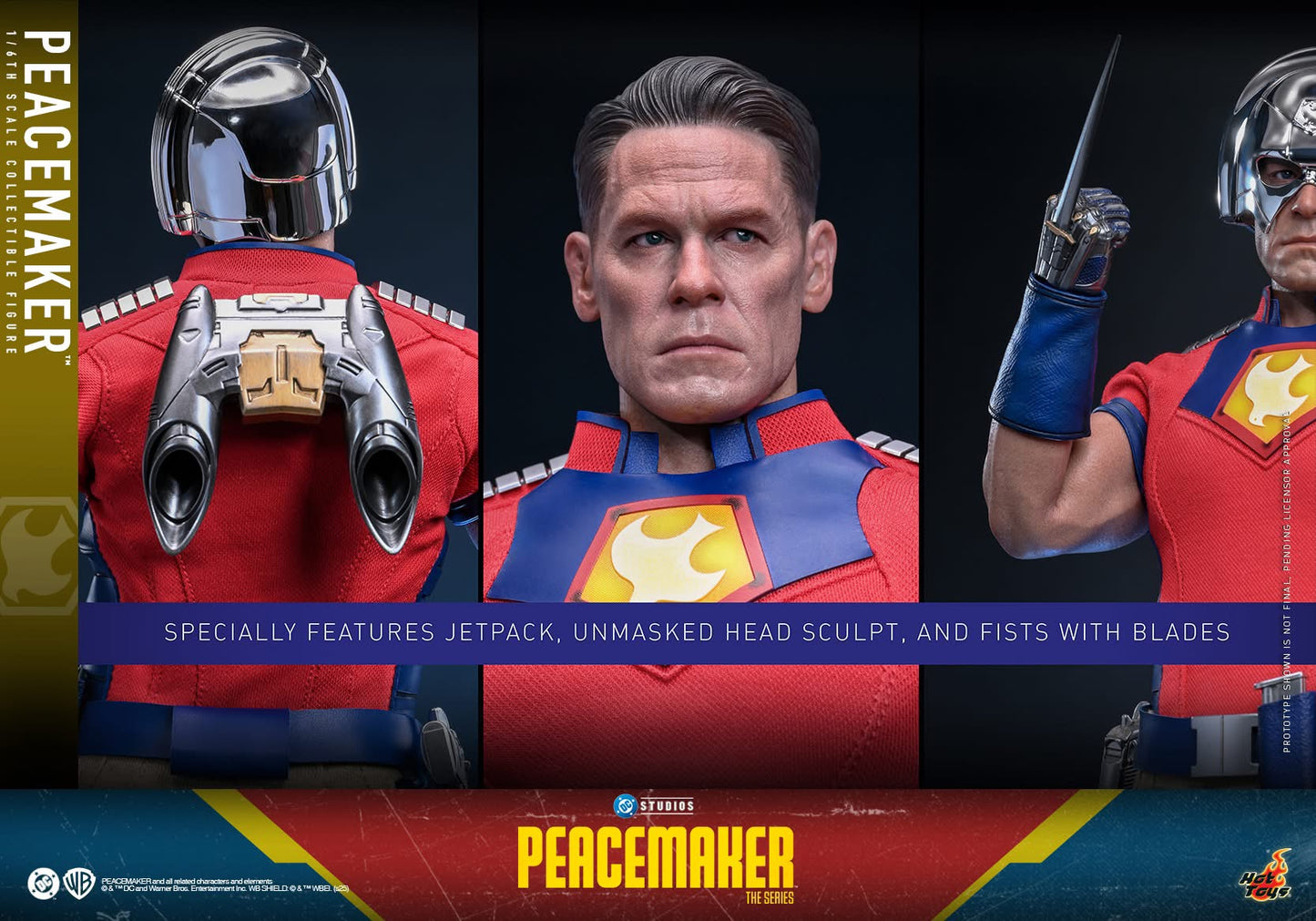 Preventa Figura Peacemaker - Season 2 marca Hot Toys TMS166 escala 1/6