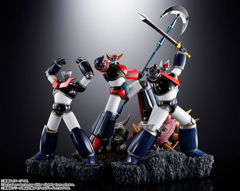Preventa Estatuas Doble Mazinger "Mazinger Z / Great Mazinger" - Figuarts ZERO Touche Metallique JP marca Bandai Namco (21 cm)