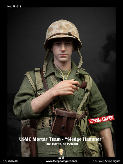 Preventa Figura USMC Mortar Team “Sledge Hammer” (Special Edition) marca Facepool FP013B escala 1/6