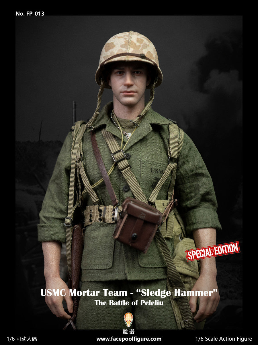 Preventa Figura USMC Mortar Team “Sledge Hammer” (Special Edition) marca Facepool FP013B escala 1/6