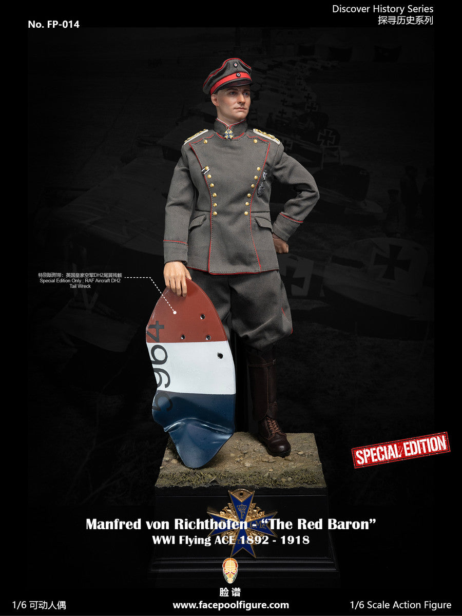 Preventa Figura Manfred von Richthofen "The Red Baron" (Special Edition) marca Facepool FP014B escala 1/6