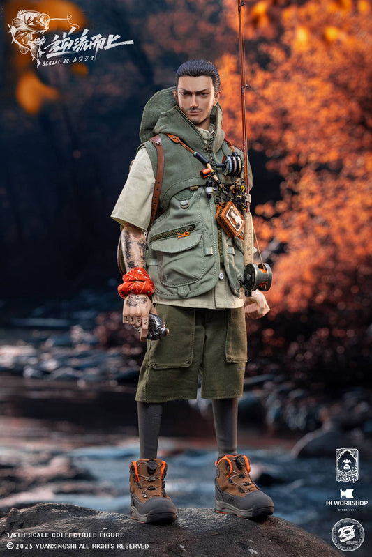 Preventa Figura Upstream/Fisherman Kawashima - Gongyushan Gathering Tide Series marca Yuanxingshi JC-010 escala 1/6