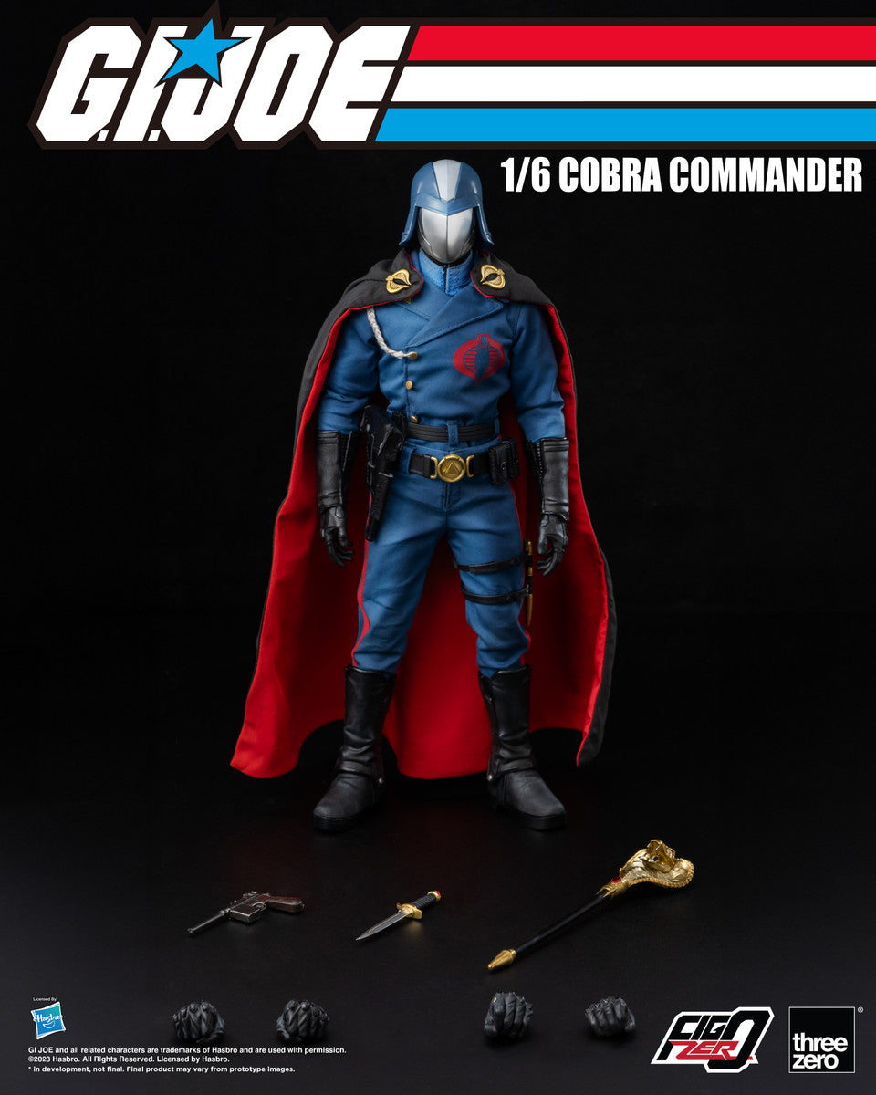 Pedido Figura Cobra Commander - G.I.Joe FigZero marca Threezero 3Z0315 escala 1/6