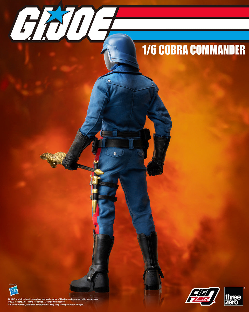 Preventa Figura Cobra Commander - G.I.Joe FigZero marca Threezero 3Z0315 escala 1/6