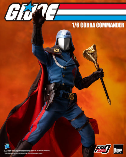 Pedido Figura Cobra Commander - G.I.Joe FigZero marca Threezero 3Z0315 escala 1/6