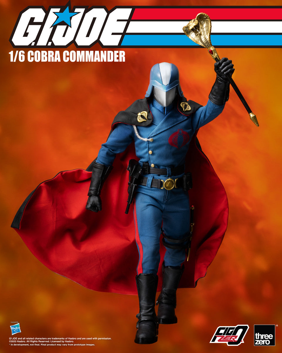 Preventa Figura Cobra Commander - G.I.Joe FigZero marca Threezero 3Z0315 escala 1/6