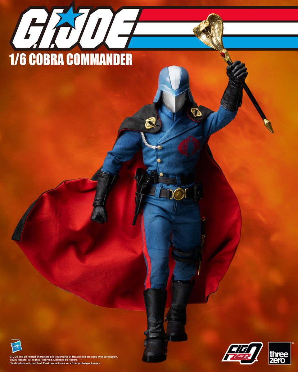 Pedido Figura Cobra Commander - G.I.Joe FigZero marca Threezero 3Z0315 escala 1/6