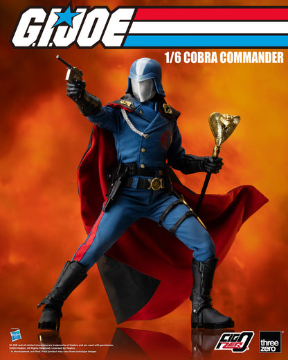 Pedido Figura Cobra Commander - G.I.Joe FigZero marca Threezero 3Z0315 escala 1/6