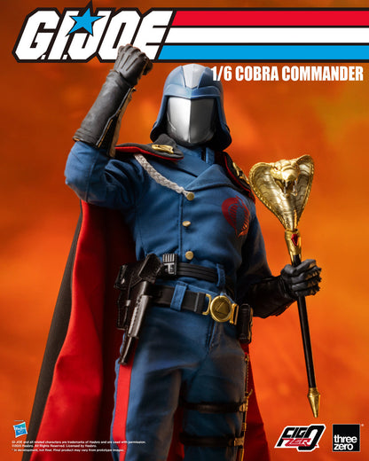 Pedido Figura Cobra Commander - G.I.Joe FigZero marca Threezero 3Z0315 escala 1/6