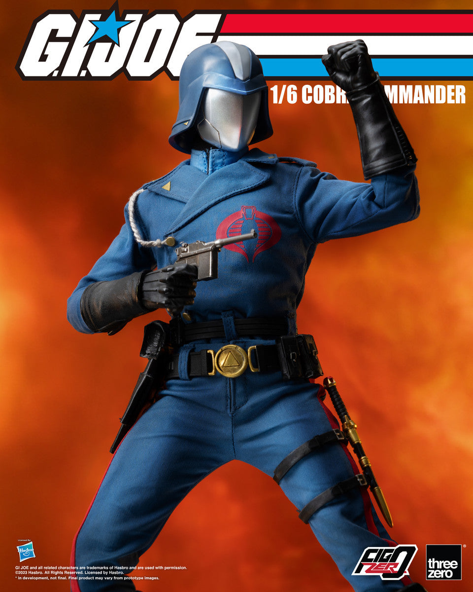 Pedido Figura Cobra Commander - G.I.Joe FigZero marca Threezero 3Z0315 escala 1/6