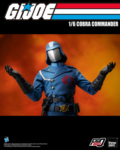 Pedido Figura Cobra Commander - G.I.Joe FigZero marca Threezero 3Z0315 escala 1/6