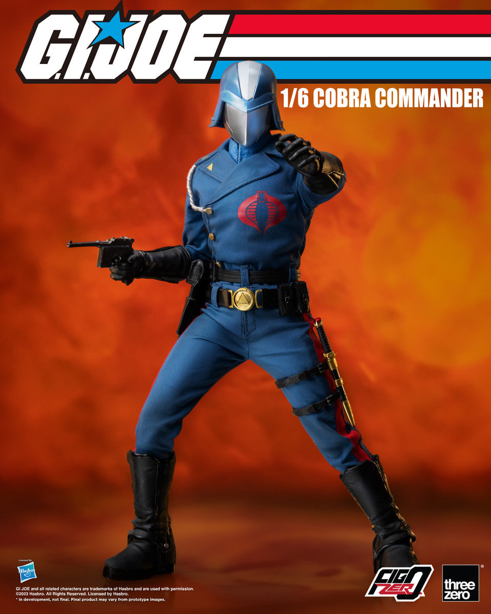 Pedido Figura Cobra Commander - G.I.Joe FigZero marca Threezero 3Z0315 escala 1/6