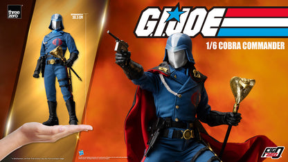 Pedido Figura Cobra Commander - G.I.Joe FigZero marca Threezero 3Z0315 escala 1/6