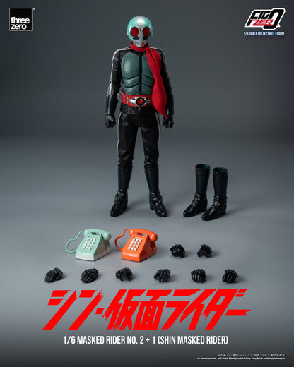 Preventa Figura Masked Rider No. 2+1 - Shin Masked Rider - FigZero marca Threezero 3Z0678 escala 1/6