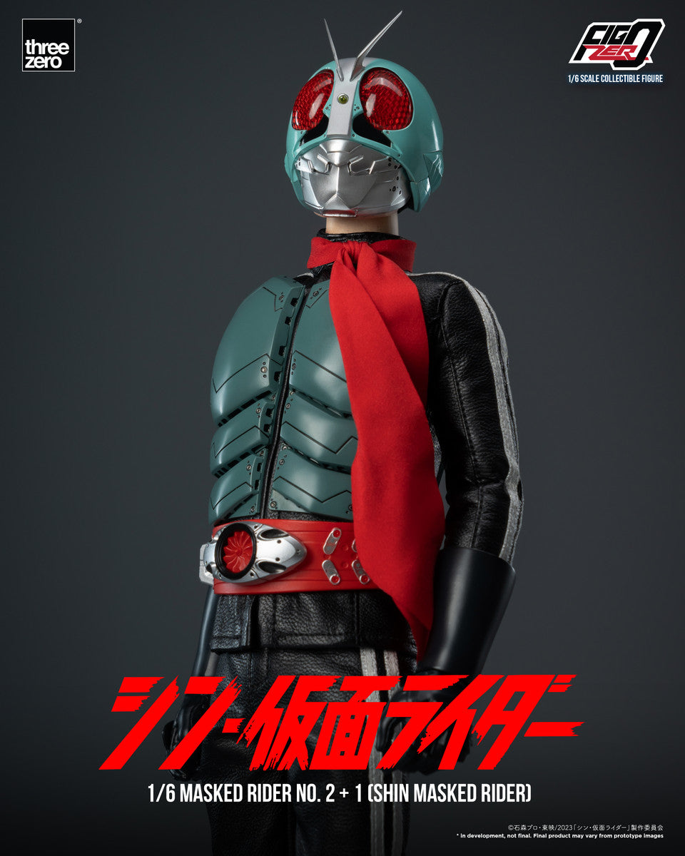 Preventa Figura Masked Rider No. 2+1 - Shin Masked Rider - FigZero marca Threezero 3Z0678 escala 1/6