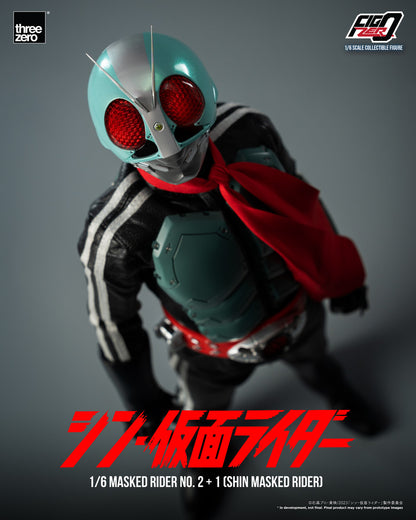 Preventa Figura Masked Rider No. 2+1 - Shin Masked Rider - FigZero marca Threezero 3Z0678 escala 1/6