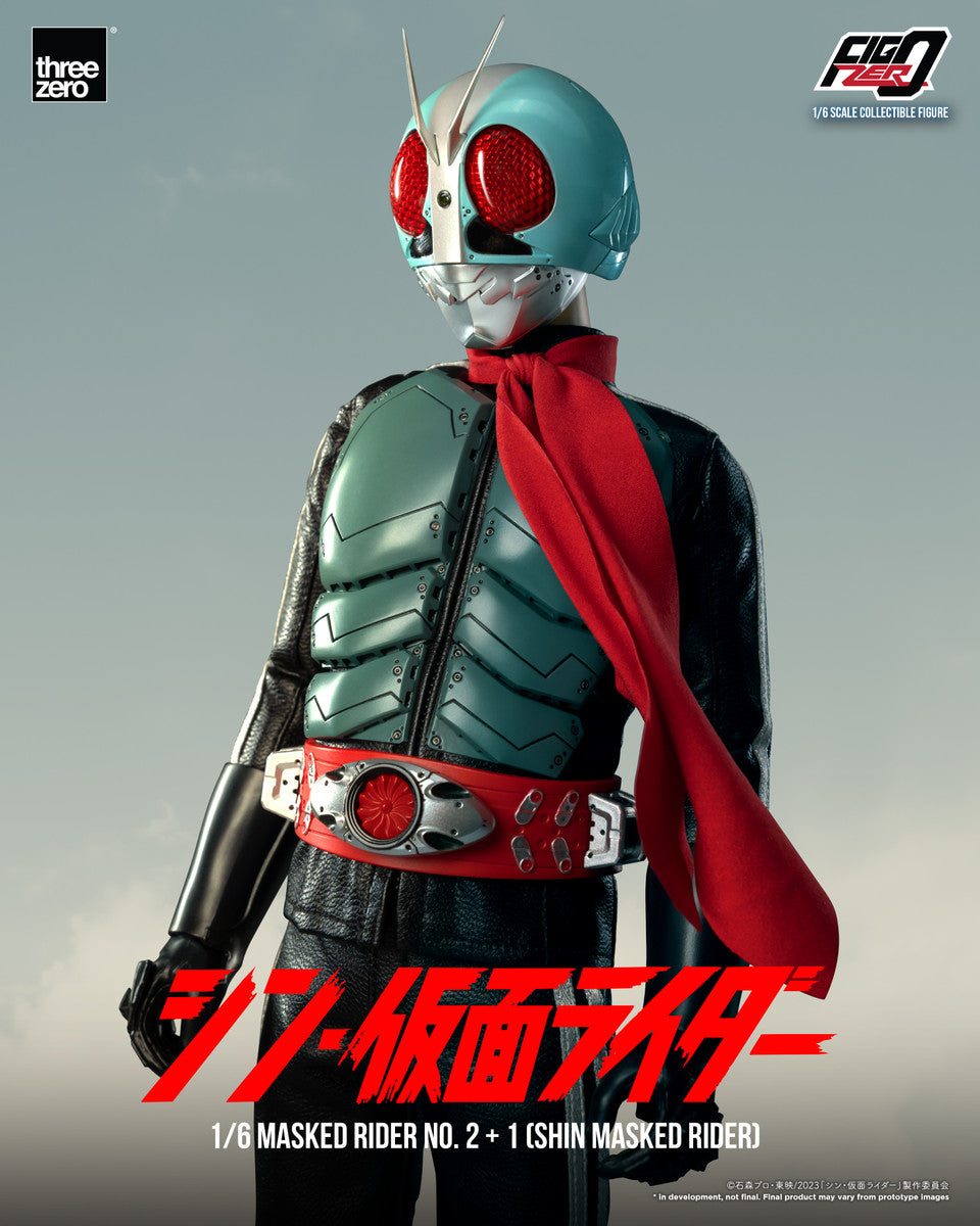 Preventa Figura Masked Rider No. 2+1 - Shin Masked Rider - FigZero marca Threezero 3Z0678 escala 1/6