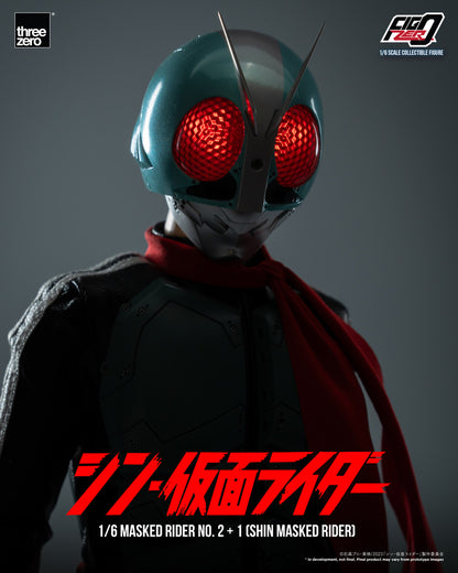 Preventa Figura Masked Rider No. 2+1 - Shin Masked Rider - FigZero marca Threezero 3Z0678 escala 1/6