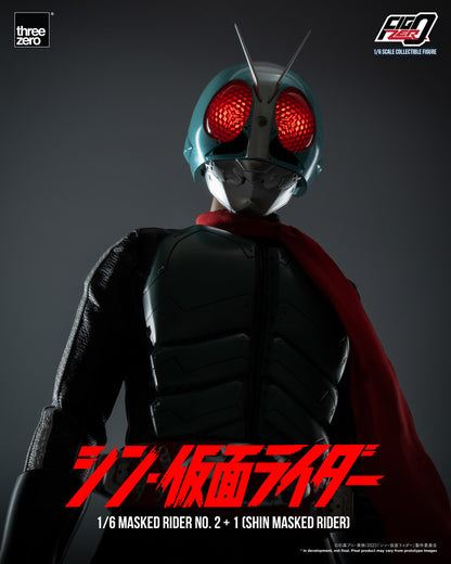 Preventa Figura Masked Rider No. 2+1 - Shin Masked Rider - FigZero marca Threezero 3Z0678 escala 1/6