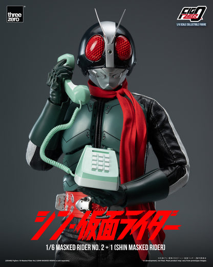 Preventa Figura Masked Rider No. 2+1 - Shin Masked Rider - FigZero marca Threezero 3Z0678 escala 1/6