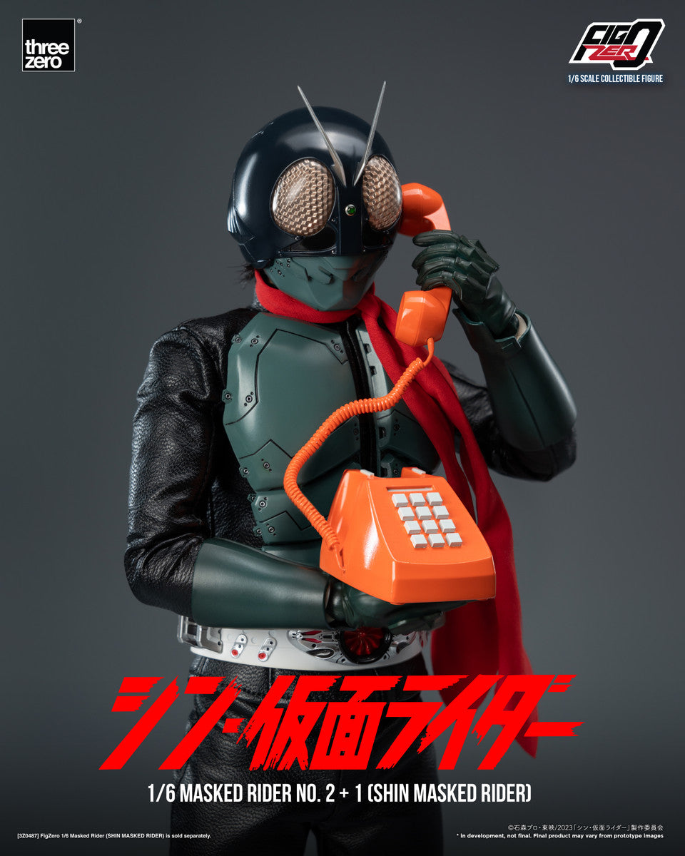 Preventa Figura Masked Rider No. 2+1 - Shin Masked Rider - FigZero marca Threezero 3Z0678 escala 1/6