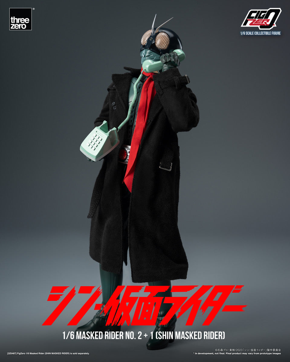 Pedido Figura Masked Rider No. 2+1 - Shin Masked Rider - FigZero marca Threezero 3Z0678 escala 1/6