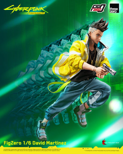Preventa Figura David Martinez - Cyberpunk: Edgerunners - Figzero marca ThreeZero 3Z0599 escala 1/6