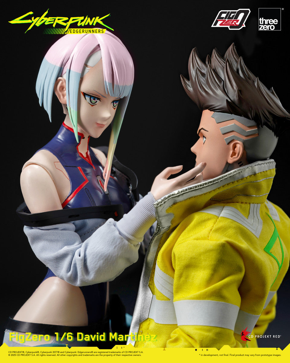 Preventa Figura David Martinez - Cyberpunk: Edgerunners - Figzero marca ThreeZero 3Z0599 escala 1/6