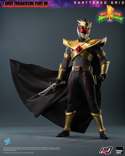 Preventa Figura Lord Drakkon Evo III - Mighty Morphin Power Rangers: Shattered Grid - FigZero marca Threezero 3Z1026 escala 1/6