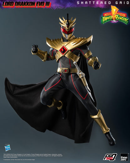 Preventa Figura Lord Drakkon Evo III - Mighty Morphin Power Rangers: Shattered Grid - FigZero marca Threezero 3Z1026 escala 1/6