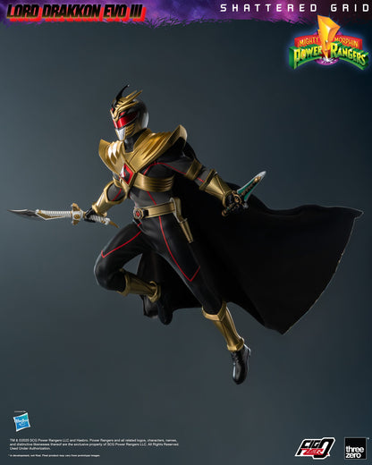 Preventa Figura Lord Drakkon Evo III - Mighty Morphin Power Rangers: Shattered Grid - FigZero marca Threezero 3Z1026 escala 1/6