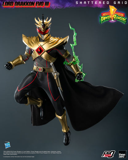 Preventa Figura Lord Drakkon Evo III - Mighty Morphin Power Rangers: Shattered Grid - FigZero marca Threezero 3Z1026 escala 1/6